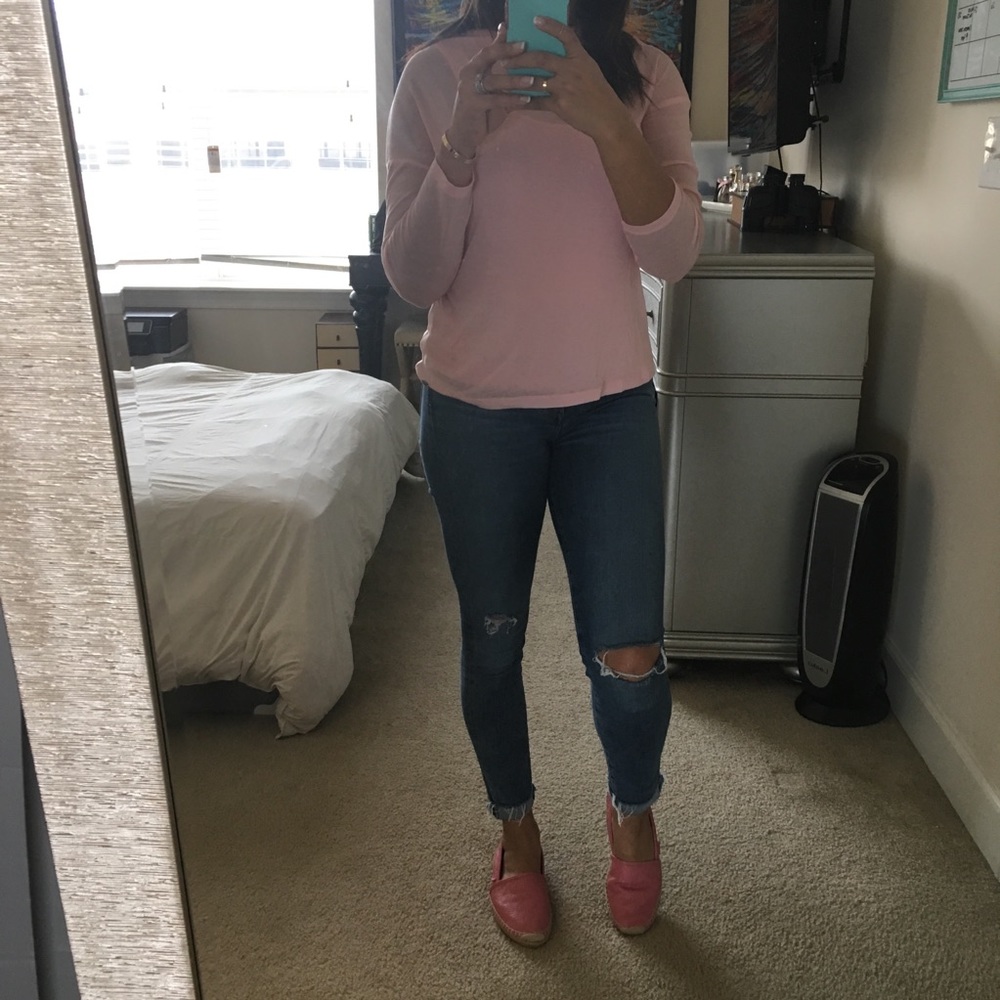 Armani exchange pink long sleeve shirt - Picture 4 of 7